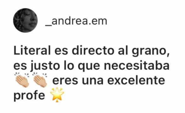 testimonio curso instagram directo al grano paulina cisneros